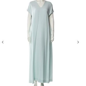 LISA PERRY Silk Crepe Flyaway Gown